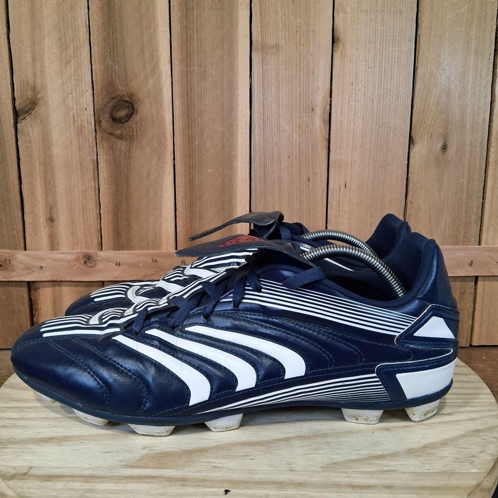 07 Adidas Predator Absolute FG Soccer Cleats Shoes Mens 13 Blue White Athletic